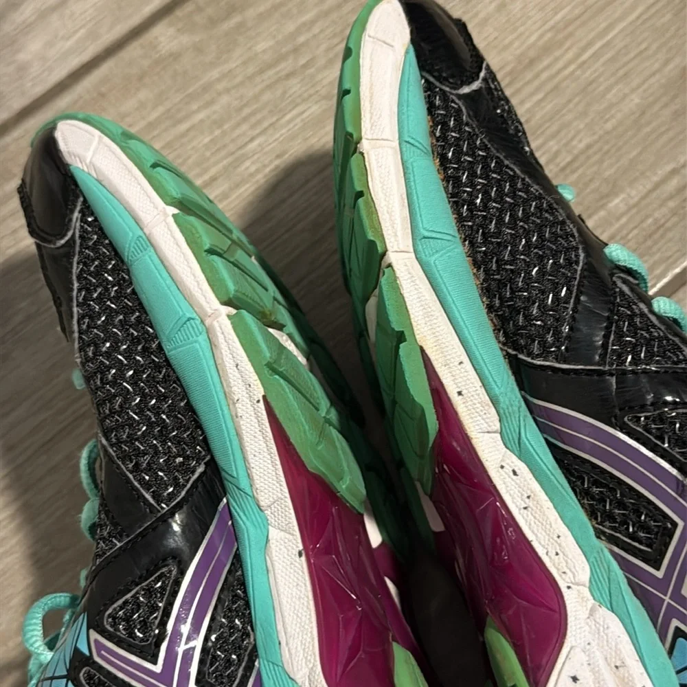 ASICS GT-2000 3 Women's Running Shoes Black Teal Purple T550N Size‎ 9